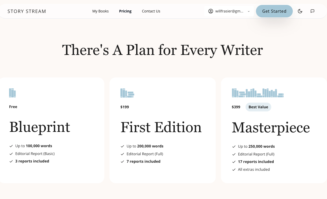 New Book Tier